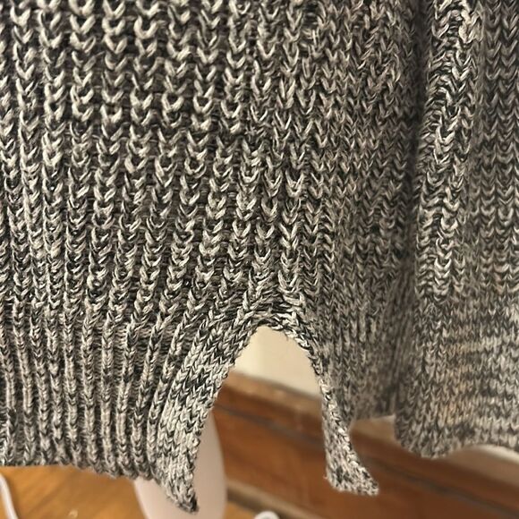 Gap black white front pocket open cardigan Size M EUC - Picture 5 of 9